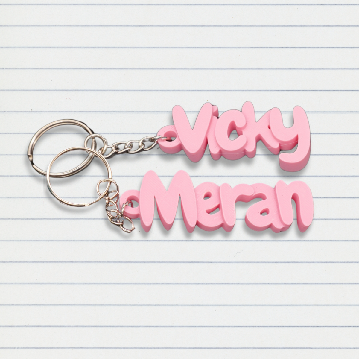 Simple Name Keychain