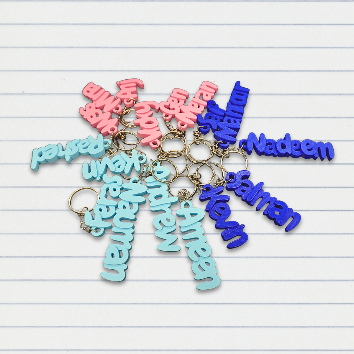 Simple Name Keychain