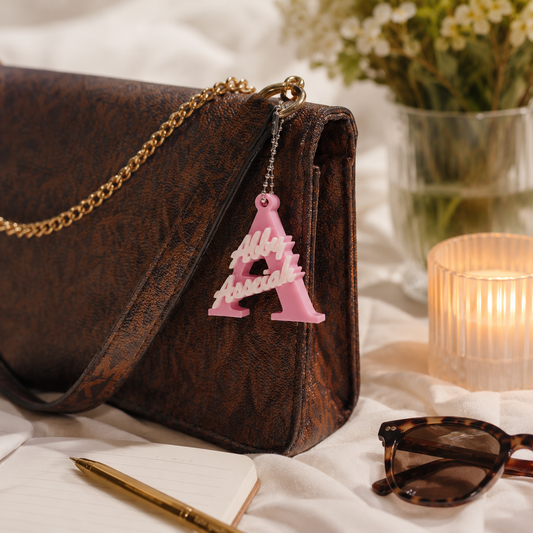 Personalized Monogram 3D Printed Keychain